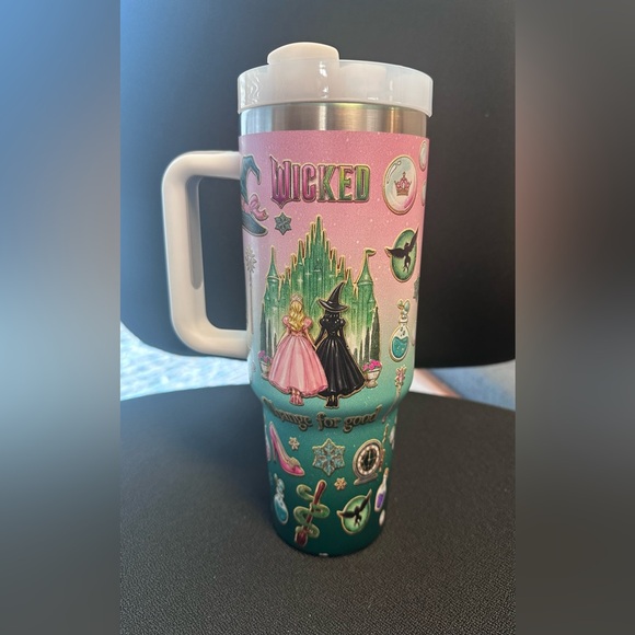 Other - Wicked Themed 40 oz Insulated Cup with Handle